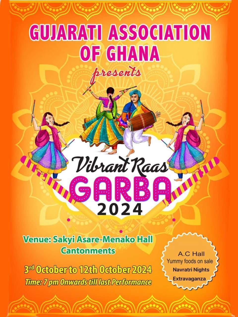 Vibrant Raas Garba 2024